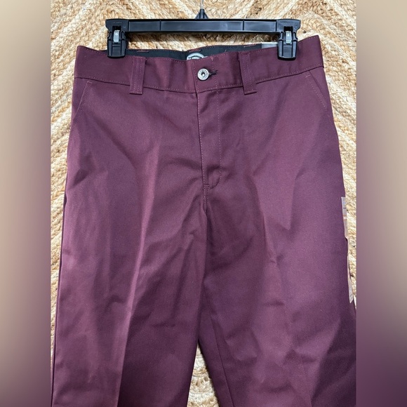 Dickies Men's Regular Fit Skateboarding Red/Purple Straight Pants,Size 30 x 32 - Picture 2 of 12